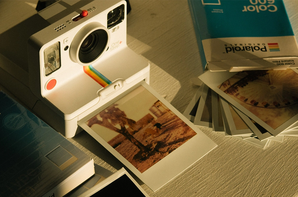 Polaroid Camera and photos.